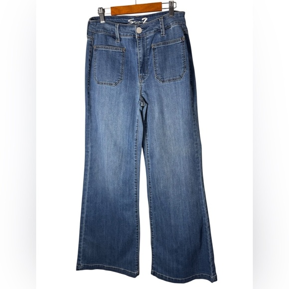 Seven7 High Rise Wide Leg Jeans Womens size 2 - Picture 1 of 10